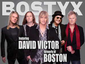 Bostyx, featuring David Victor formerly of Boston performing live music at Dosey Doe in The Woodlands