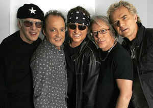 Loverboy performing live music at Dosey Doe in The Woodlands