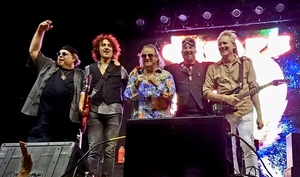 Escape - The Journey Tribute Band performing live music at Dosey Doe in The Woodlands