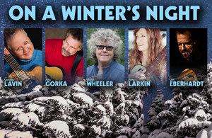 Get Tickets For "On A Winter's Night" featuring John Gorka, Cliff Eberhardt, Patty Larkin & Lucy Kaplansky @ Dosey Doe on February 17th, 2022 "On A Winter's Night" featuring John Gorka, Cliff Eberhardt, Patty Larkin & Lucy Kaplansky