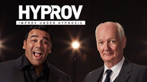 HYPROV with Colin Mochrie performing live music at Dosey Doe in The Woodlands