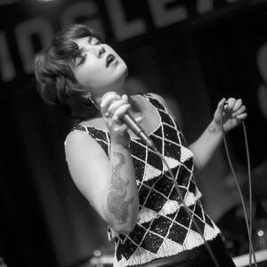 Claire Hinkle performing live music at Dosey Doe in The Woodlands