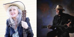 Kimmie Rhodes and Gary Nicholson performing live music at Dosey Doe in The Woodlands