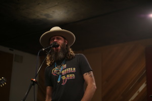 Chris Roberts performing live music at Dosey Doe in The Woodlands