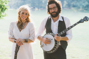 Nefesh Mountain performing live music at Dosey Doe in The Woodlands