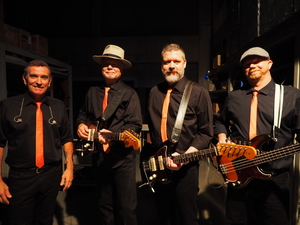 The Ventures performing live music at Dosey Doe in The Woodlands