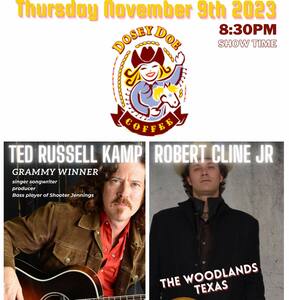 Ted Russell Kamp & Robert Cline Jr performing live music at Dosey Doe in The Woodlands