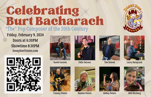 Celebrating Burt Bacharach performing live music at Dosey Doe in The Woodlands
