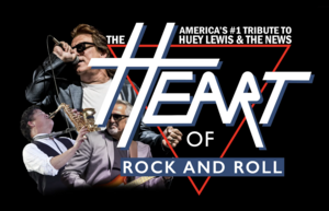 The Heart of Rock & Roll – America’s #1 Tribute to Huey Lewis & the News (General Admission) performing live music at Dosey Doe in The Woodlands